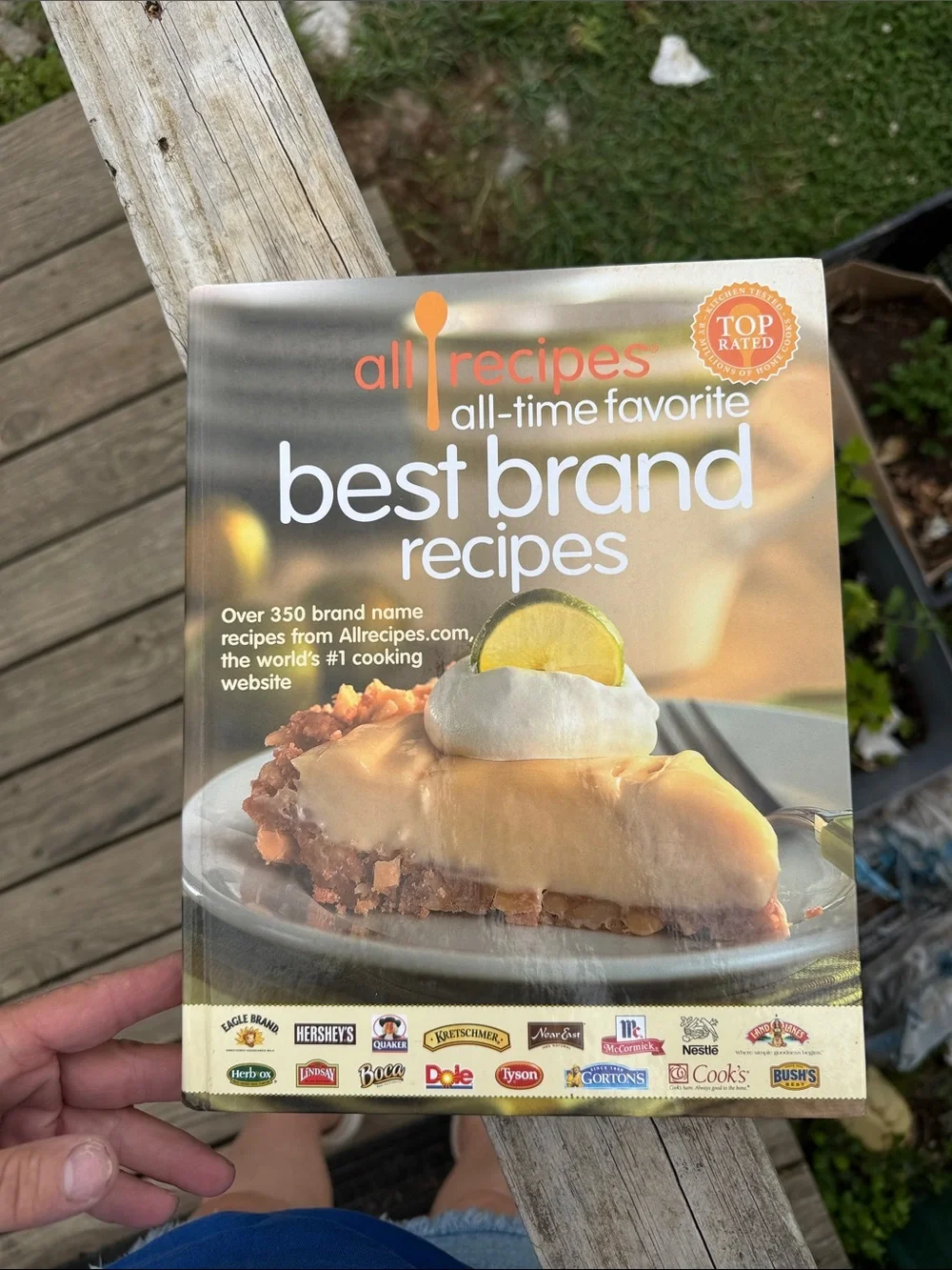 Allrecipes Best Brand Recipes Cookbook - Cream Cover